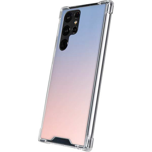 Rose Quartz & Serenity Ombre Galaxy S22 Ultra Clear Case
