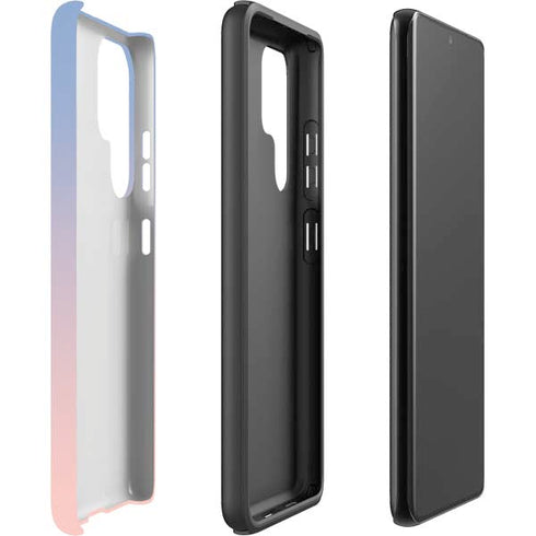 Rose Quartz & Serenity Ombre Galaxy S22 Ultra Pro Case