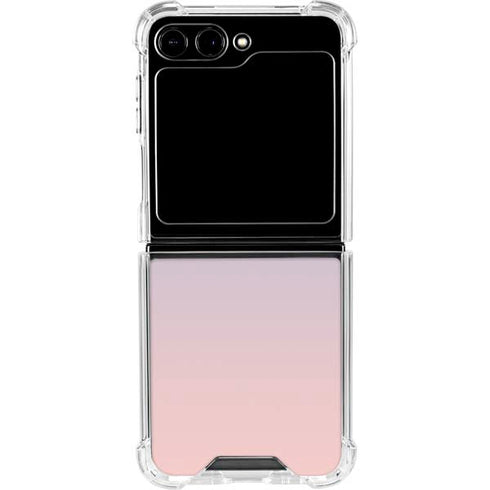 Rose Quartz & Serenity Ombre Galaxy Z Flip5 5G Clear Case