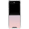Rose Quartz & Serenity Ombre Galaxy Z Flip5 5G Clear Case