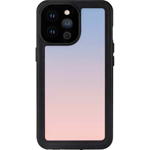 Rose Quartz & Serenity Ombre iPhone 14 Pro Max Waterproof Case