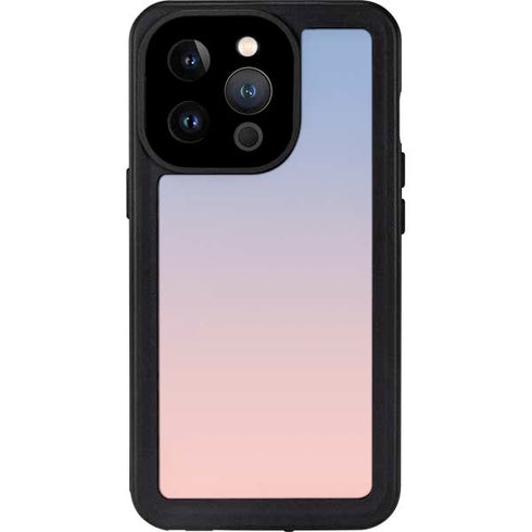 Rose Quartz & Serenity Ombre iPhone 14 Pro Waterproof Case