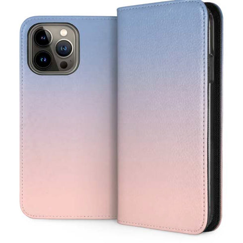 Rose Quartz & Serenity Ombre iPhone 15 Pro Max Folio Case