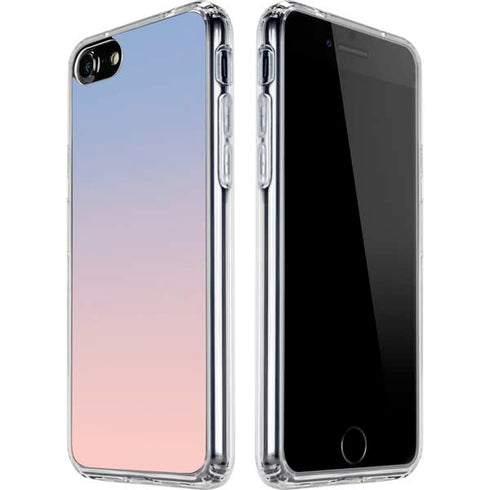 Rose Quartz & Serenity Ombre iPhone SE (2nd & 3rd Gen) Clear Case