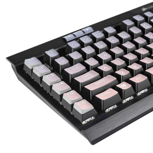 Rose Quartz & Serenity Ombre K95 RGB PLATINUM Mechanical Gaming Keyboard Skin