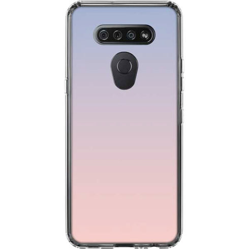 Rose Quartz & Serenity Ombre LG K51/Q51 Clear Case
