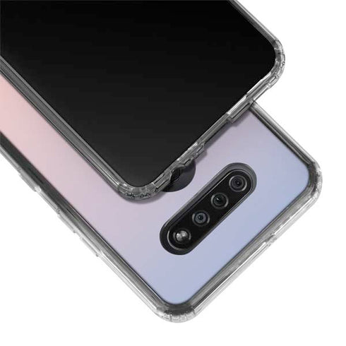 Rose Quartz & Serenity Ombre LG K51/Q51 Clear Case