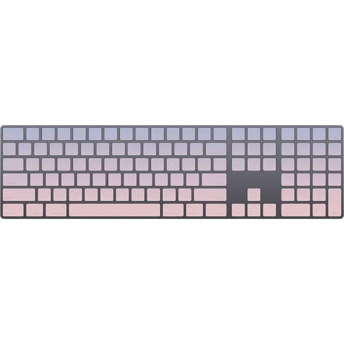 Rose Quartz & Serenity Ombre Magic Keyboard with Numeric Keypad Skin