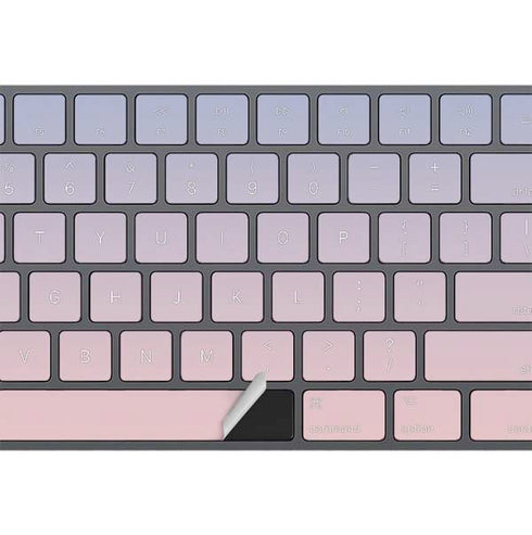 Rose Quartz & Serenity Ombre Magic Keyboard with Numeric Keypad Skin