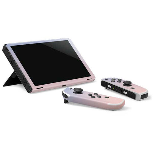Rose Quartz & Serenity Ombre Nintendo Switch OLED (2021) Skin