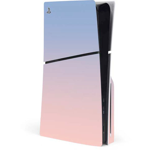 Rose Quartz & Serenity Ombre PS5 Slim Disk Console Skin