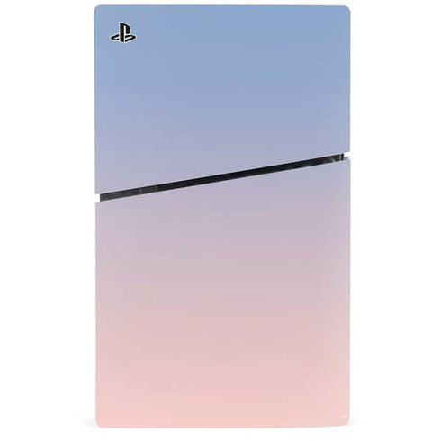 Rose Quartz & Serenity Ombre PS5 Slim Disk Console Skin
