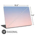 Rose Quartz & Serenity Ombre Universal Laptop 13in (10.6 x 7.6in) Skin