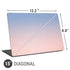 Rose Quartz & Serenity Ombre Universal Laptop 15in (12.2 x 8.8in) Skin