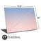 Rose Quartz & Serenity Ombre Universal Laptop 17in (13.8 x 10in) Skin