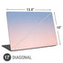 Rose Quartz & Serenity Ombre Universal Laptop 17in (13.8 x 10in) Skin