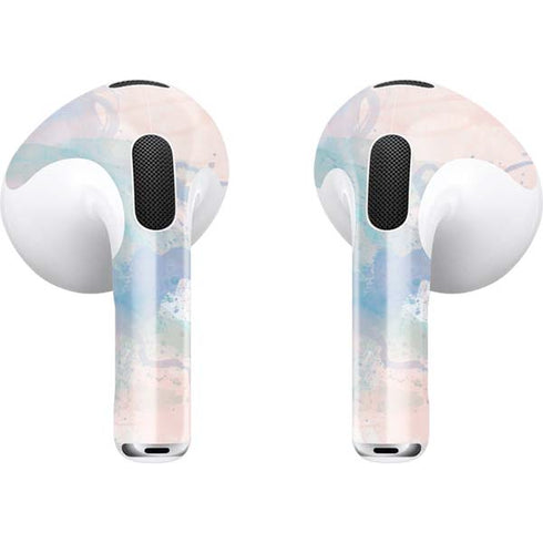 Rose Quartz & Serenity Splatter Apple AirPods (3rd Gen 2021) Skin