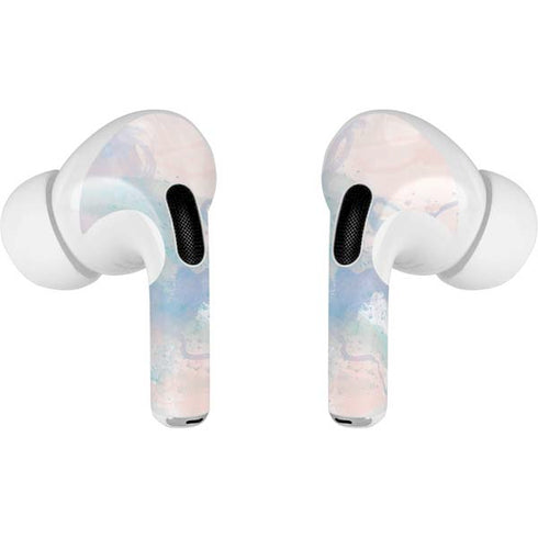 Rose Quartz & Serenity Splatter Apple AirPods Pro Skin