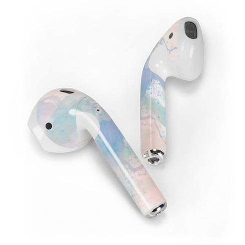 Rose Quartz & Serenity Splatter Apple AirPods Skin
