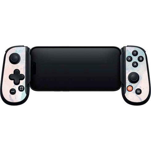 Rose Quartz & Serenity Splatter Backbone One for iPhone Game Controller Skin