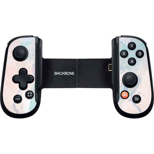 Rose Quartz & Serenity Splatter Backbone One for iPhone Game Controller Skin