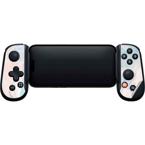 Rose Quartz & Serenity Splatter Backbone One for iPhone Game Controller Skin