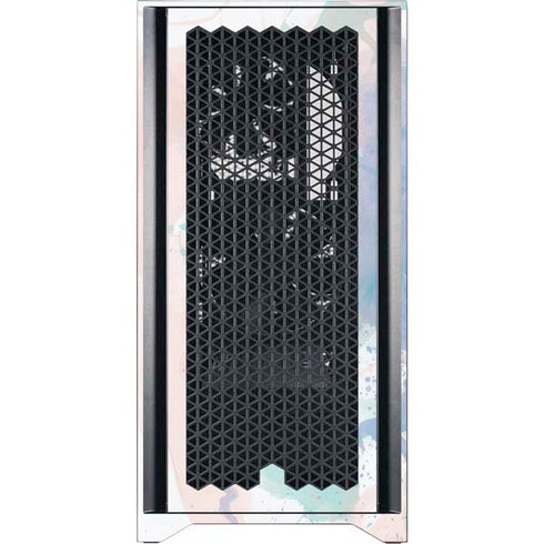 Rose Quartz & Serenity Splatter Corsair 4000D Tempered Glass Mid-Tower ATX Case Skin