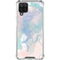 Rose Quartz & Serenity Splatter Galaxy A12 Clear Case