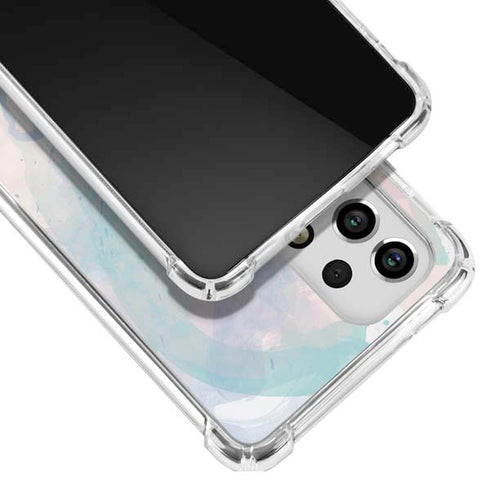 Rose Quartz & Serenity Splatter Galaxy A53 5G Clear Case