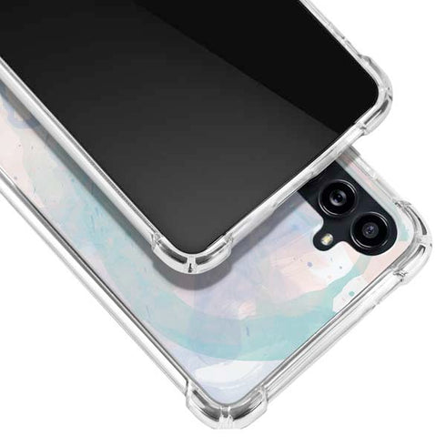 Rose Quartz & Serenity Splatter Galaxy A54 5G Clear Case