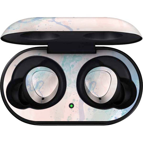 Rose Quartz & Serenity Splatter Galaxy Buds Skin