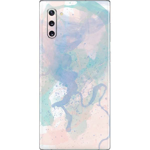 Rose Quartz & Serenity Splatter Galaxy Note 10 Skin