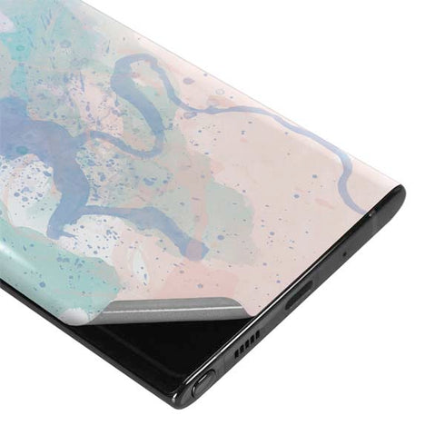 Rose Quartz & Serenity Splatter Galaxy Note 10 Skin