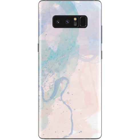 Rose Quartz & Serenity Splatter Galaxy Note 8 Skin