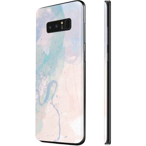 Rose Quartz & Serenity Splatter Galaxy Note 8 Skin