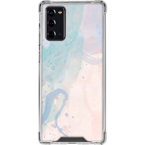 Rose Quartz & Serenity Splatter Galaxy Note20 5G Clear Case