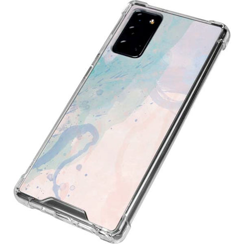 Rose Quartz & Serenity Splatter Galaxy Note20 5G Clear Case