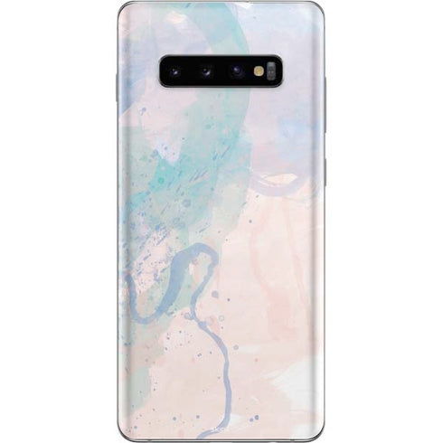 Rose Quartz & Serenity Splatter Galaxy S10 Plus Skin