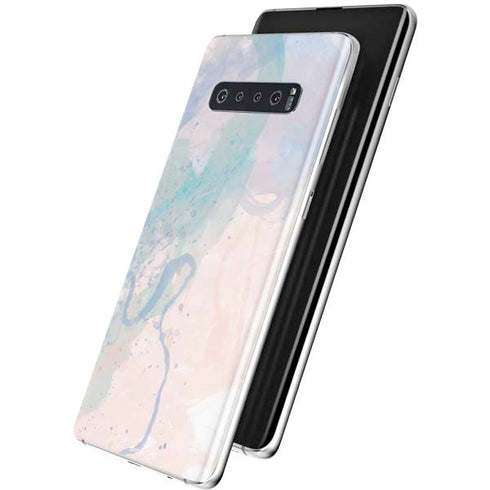 Rose Quartz & Serenity Splatter Galaxy S10 Skin