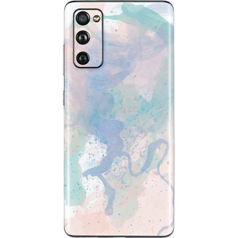 Rose Quartz & Serenity Splatter Galaxy S20 Fan Edition Skin