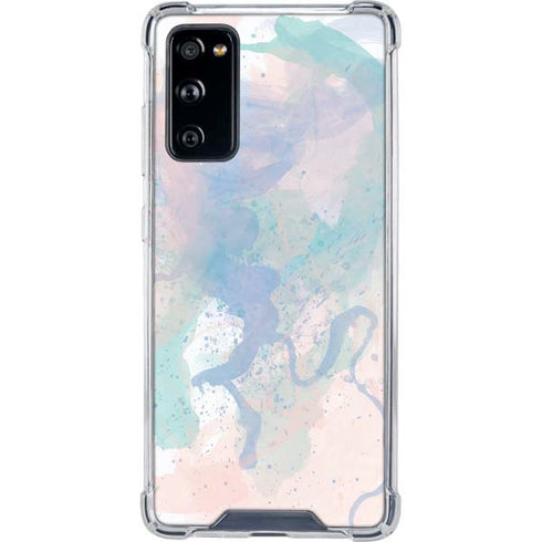 Rose Quartz & Serenity Splatter Galaxy S20 FE Clear Case