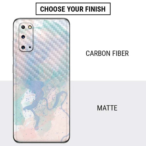 Rose Quartz & Serenity Splatter Galaxy S20 Skin