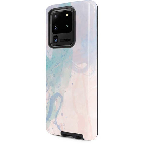 Rose Quartz & Serenity Splatter Galaxy S20 Ultra 5G Pro Case
