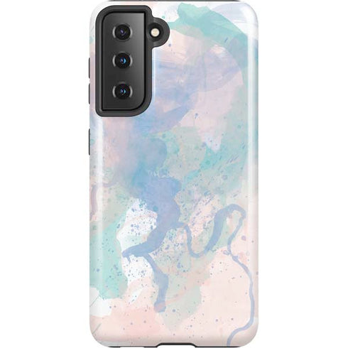 Rose Quartz & Serenity Splatter Galaxy S21 5G Pro Case