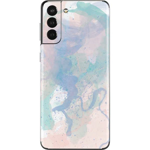 Rose Quartz & Serenity Splatter Galaxy S21 Plus 5G Skin