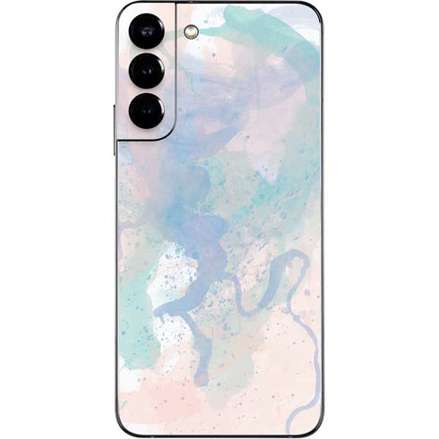Rose Quartz & Serenity Splatter Galaxy S22 Plus Skin