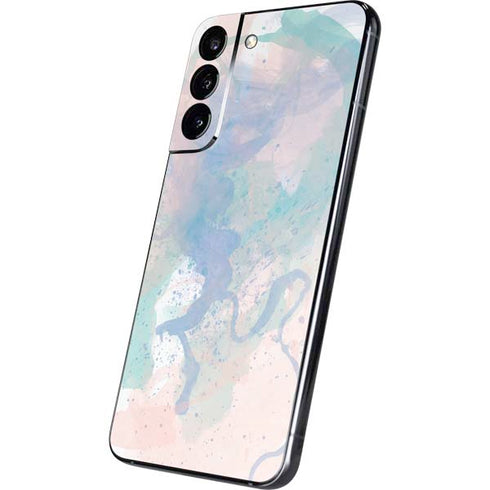 Rose Quartz & Serenity Splatter Galaxy S22 Plus Skin