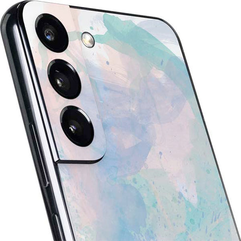 Rose Quartz & Serenity Splatter Galaxy S22 Plus Skin