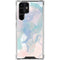 Rose Quartz & Serenity Splatter Galaxy S22 Ultra Clear Case