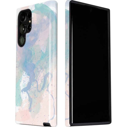 Rose Quartz & Serenity Splatter Galaxy S22 Ultra Pro Case